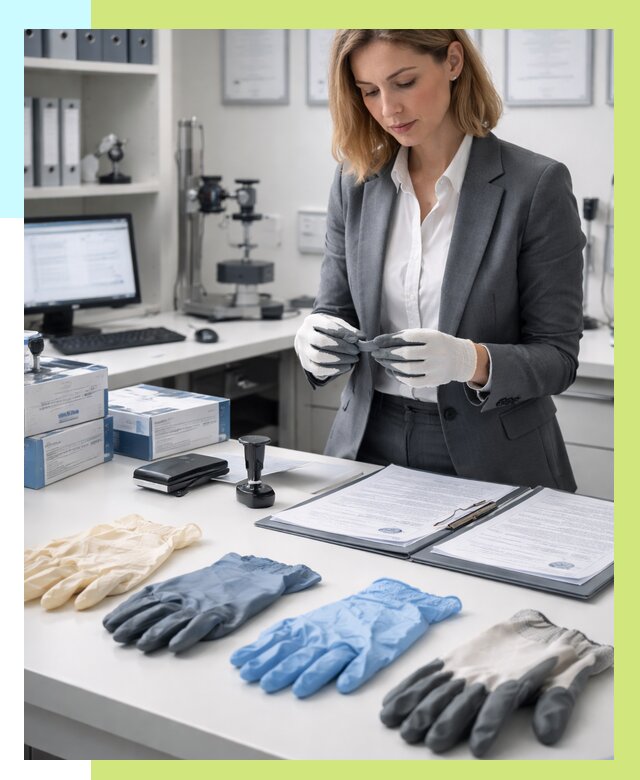 Сертификация перчаток в Боровичах от 8860 р. | Алешин-Брв