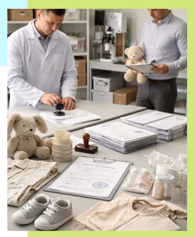 Сертификация детских товаров в Боровичах от 15635 р. | Алешин-Брв