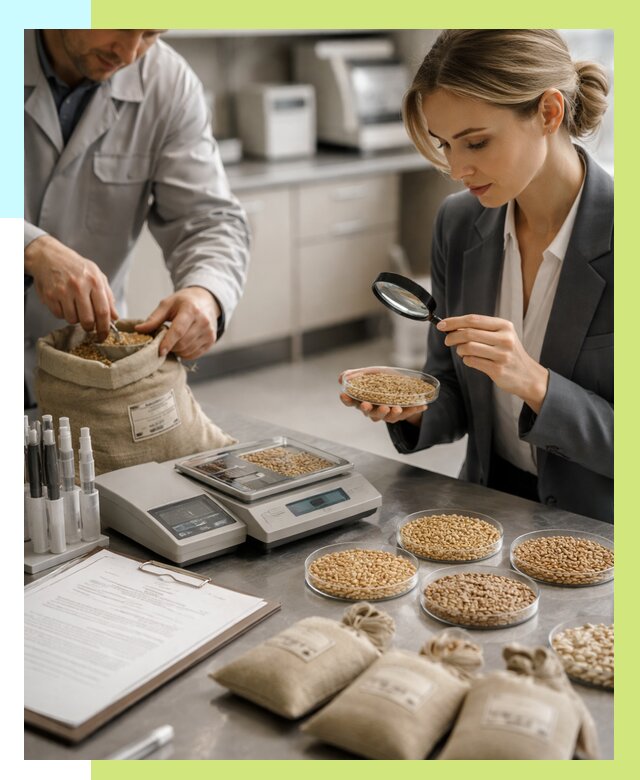 Сертификация зерна в Боровичах по цене от 15635 р. | Алешин-Брв