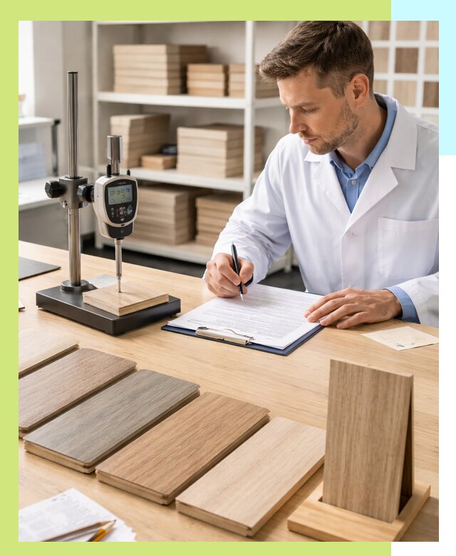 Сертификация ламината с испытаниями и оформлением документов в Боровичах