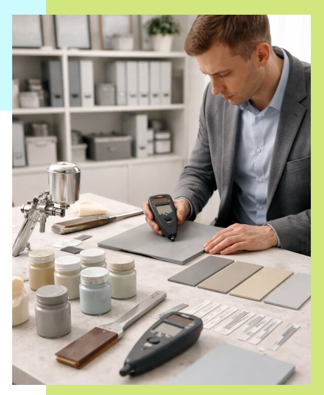 Сертификация краски в Боровичах от 26058 р. | Алешин-Брв центр