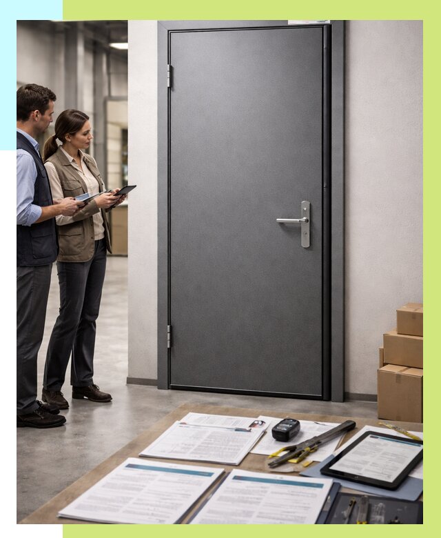 Сертификация противопожарных дверей в Боровичах от 9381 р. | Алешин-Брв