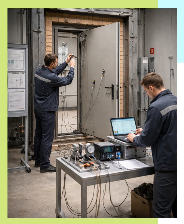 Сертификация противопожарных дверей в Боровичах по ГОСТ и ТР