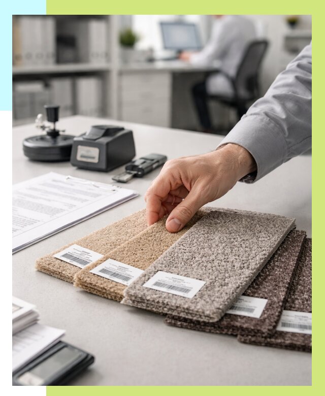 Сертификация ковролина в Боровичах от 15635 р., Алешин-Брв