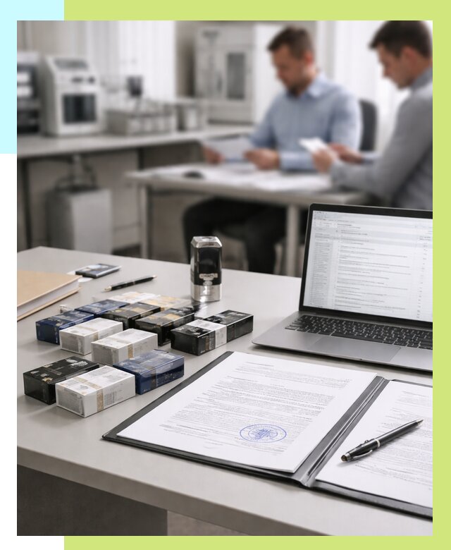 Сертификация сигарет под ключ в Боровичах от 46904 р. | Алешин-Брв