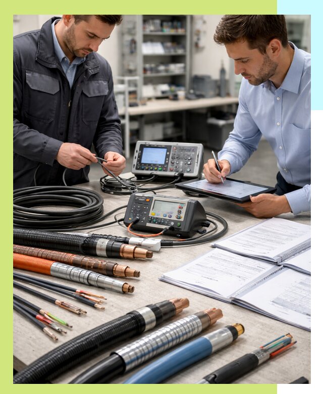 Сертификация кабеля и электропроводки в Боровичах под ключ