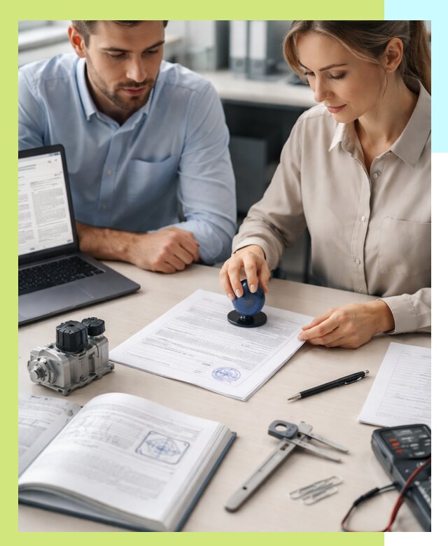 Выдача паспорта изделия и техническая экспертиза продукции в Боровичах