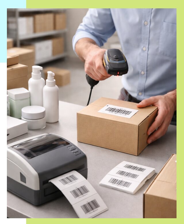 Штрихкодирование продукции в Боровичах от 4690 р. | Алешин-Брв