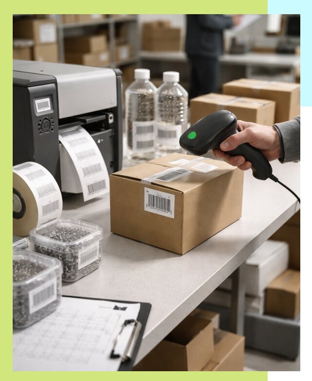 Штрихкодирование продукции и маркировка для продажи в Боровичах