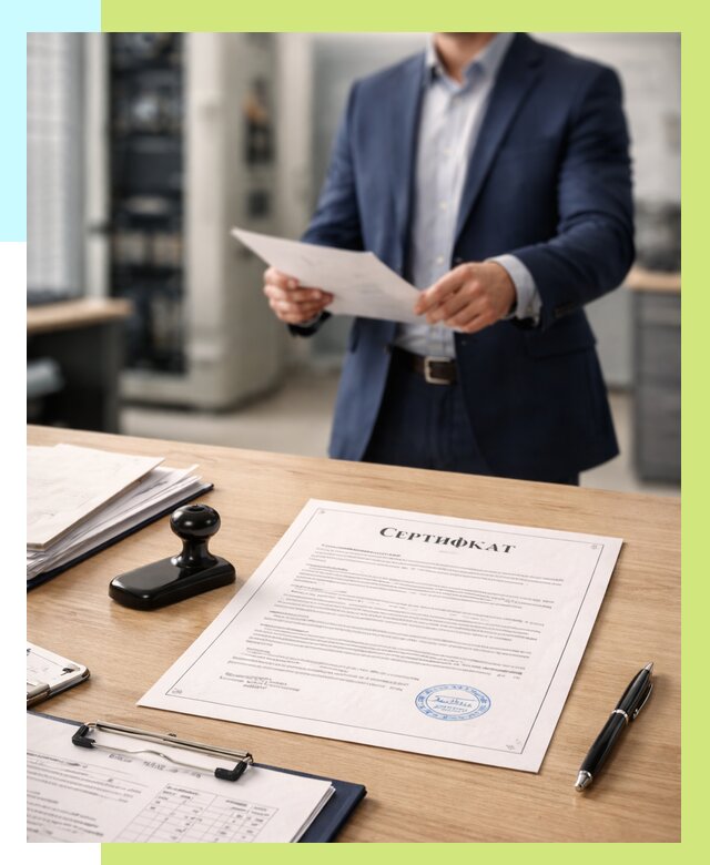 Сертификат на оборудование в Боровичах от 15635 р. | Алешин-Брв