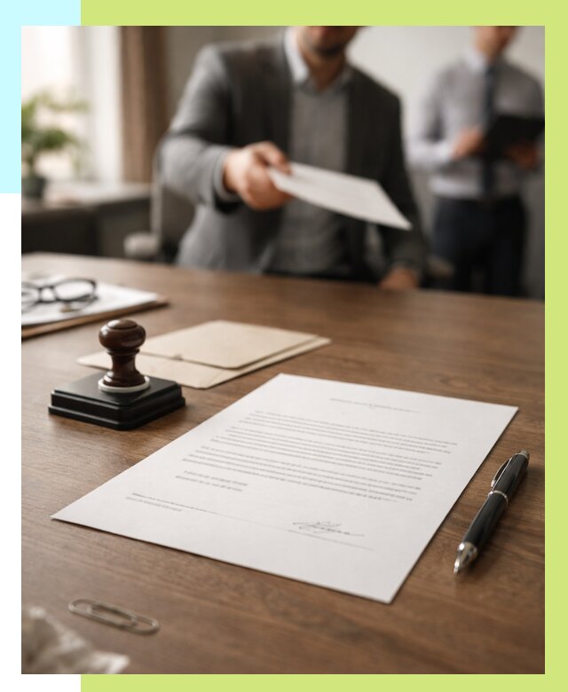 Отказное письмо по сертификации в Боровичах от 3648 р. | Алешин-Брв