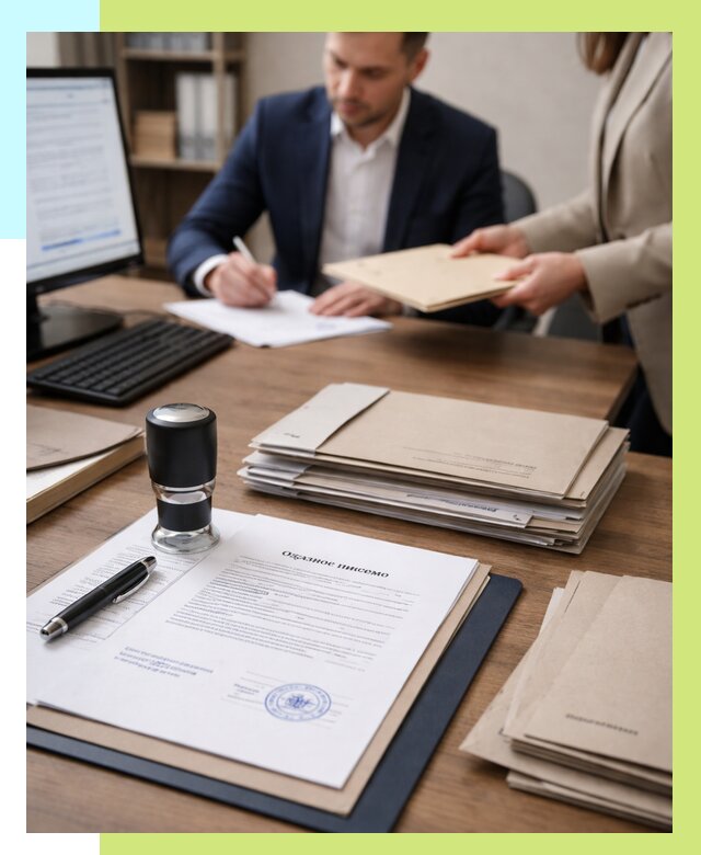 Отказное письмо для таможни в Боровичах от 3127 р, Алешин-Брв