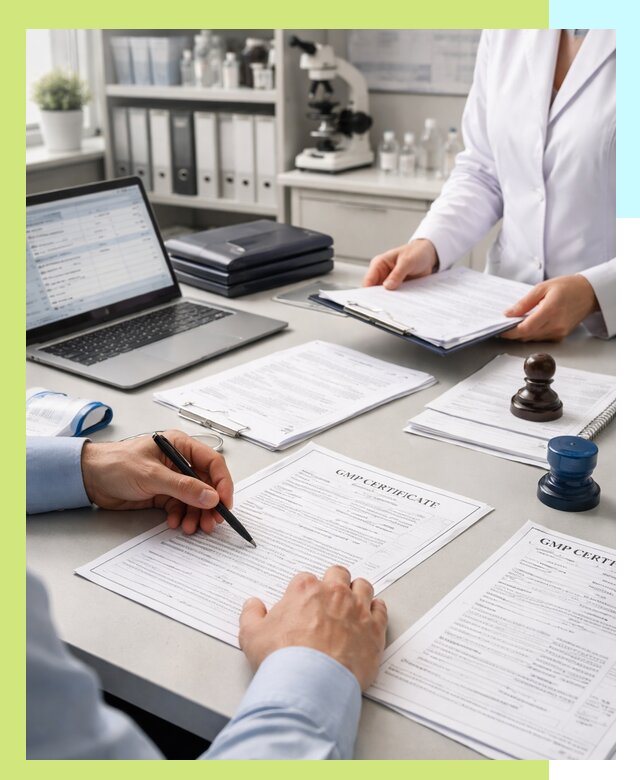 Оформление сертификата GMP в Боровичах для фармпроизводства