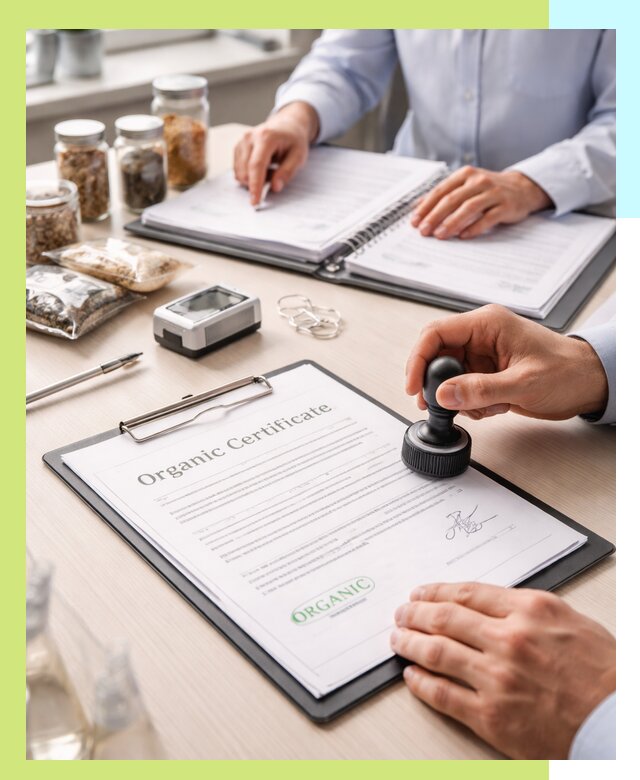 Получение органик сертификата для продукции в Боровичах