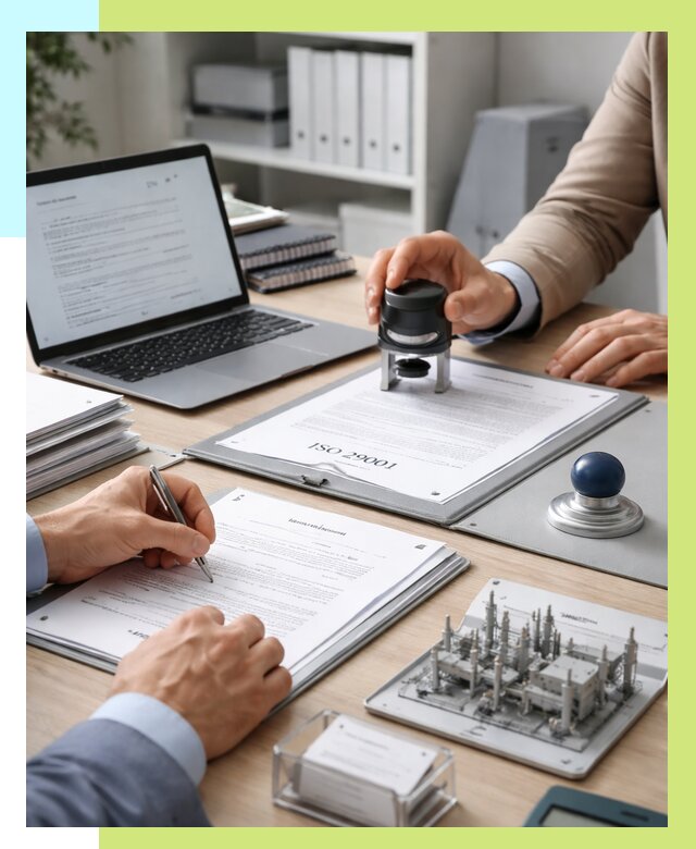 Сертификат ISO 29001 в Боровичах под ключ от 78173 р. | Алешин-Брв