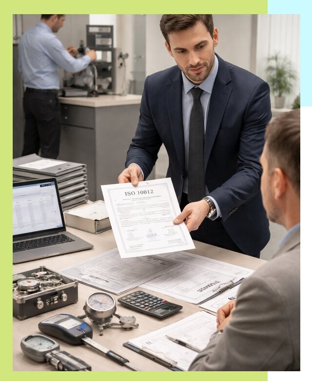 Выдача сертификата ISO 10012 по требованиям метрологии в Боровичах