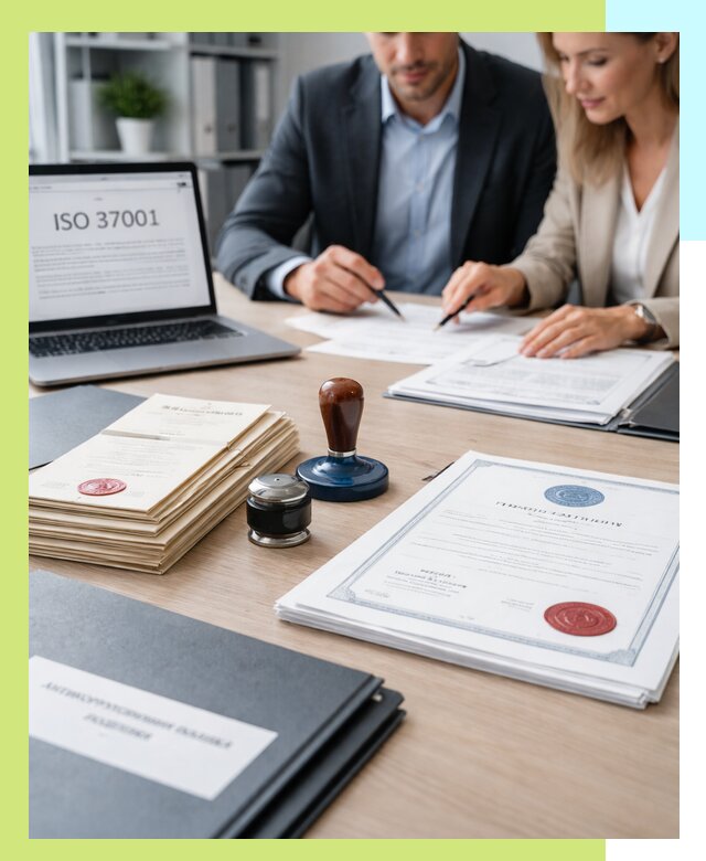 Получение сертификата ISO 37001 по системе борьбы с коррупцией в Боровичах